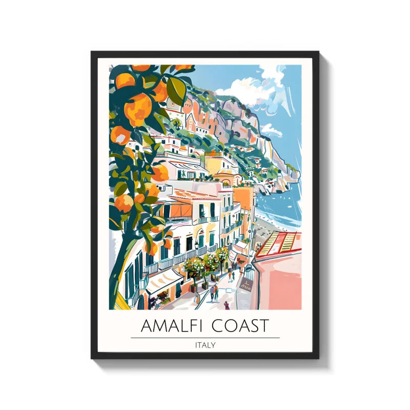 Amalfi Coast Canvas Prints World Tour Collection - Ready to Hang Canvas Prints