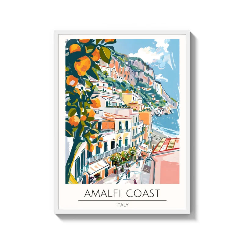 Amalfi Coast Canvas Prints World Tour Collection - Ready to Hang Canvas Prints