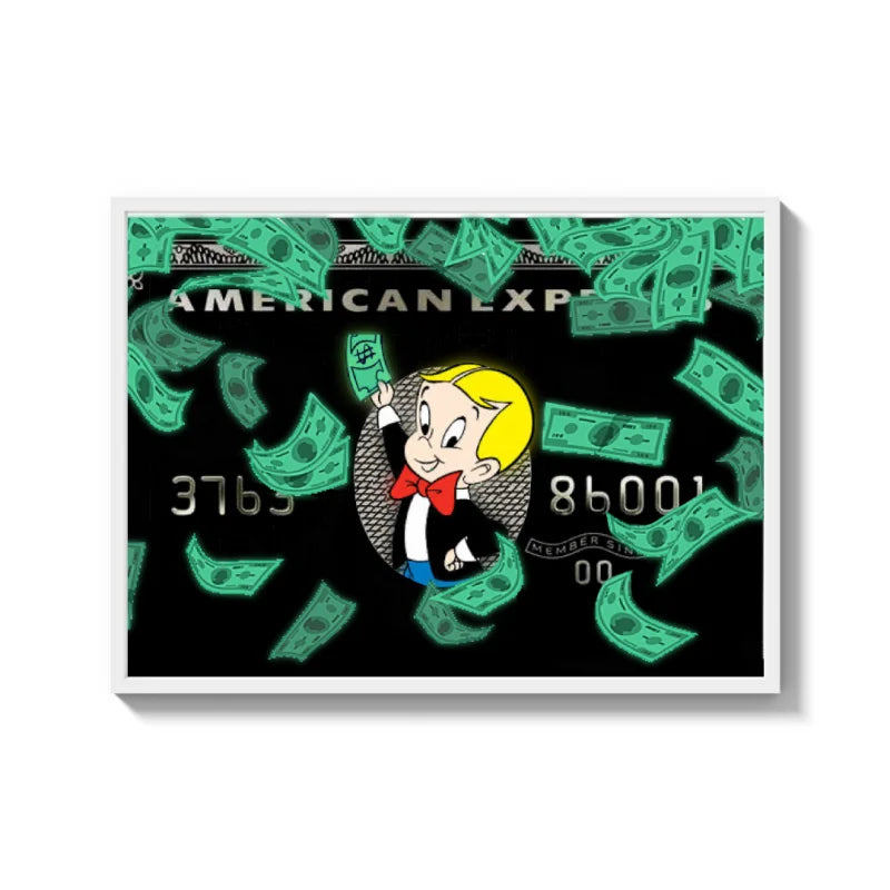American Express Card Canvas Prints Art - Ready to Hang Canvas Prints