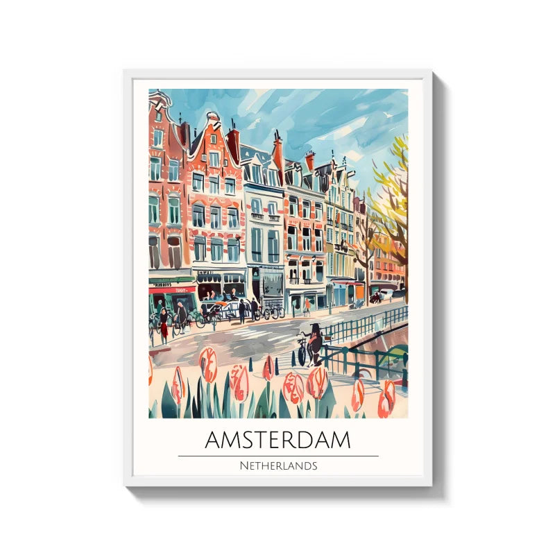 Amsterdam Canvas Print World Tour Collection - Ready to Hang Canvas Prints