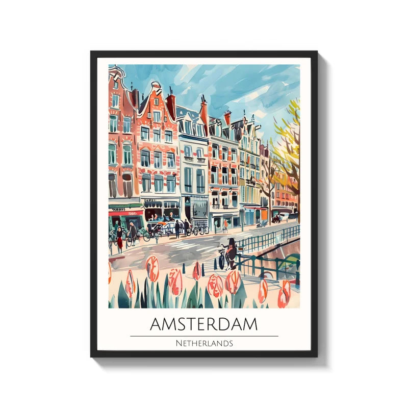 Amsterdam Canvas Print World Tour Collection - Ready to Hang Canvas Prints