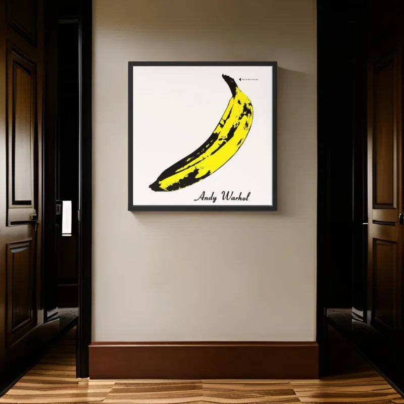 Andy Warhol Banana Canvas Prints Pop Art - Pop Art
