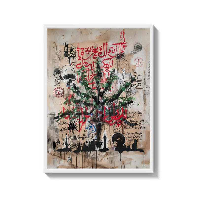 Arabic Calligraphy Tree Canvas Prints Legends Icons - Legends & Icons