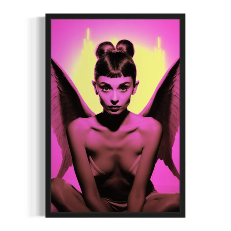 Audrey Hepburn Angel Canvas Prints Pop Art - Ready to Hang Canvas Prints