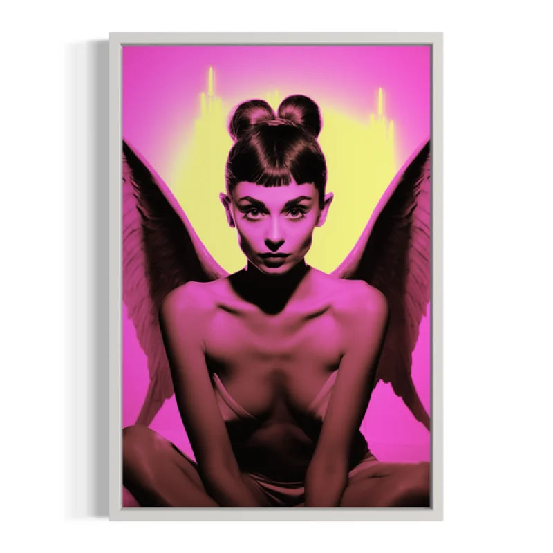 Audrey Hepburn Angel Canvas Prints Pop Art - Ready to Hang Canvas Prints