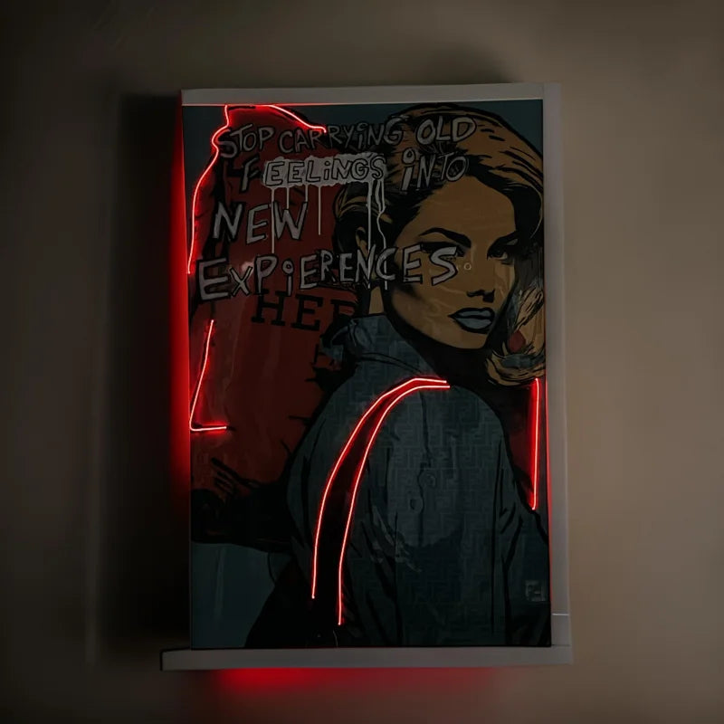 Baggage Free Neon Art Limited Release - Limited Release Artwork