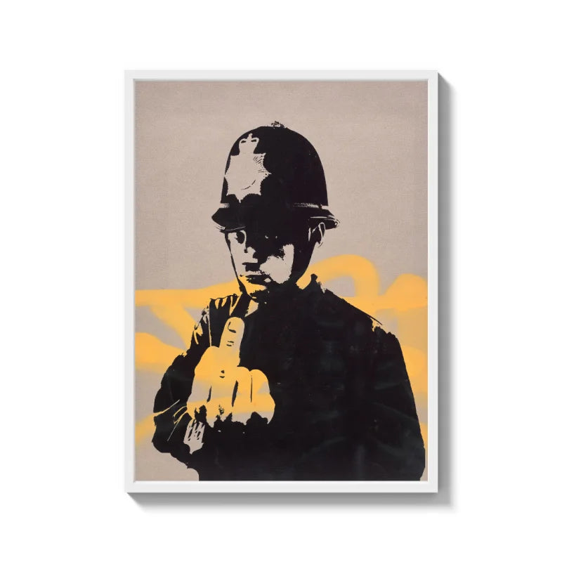 Banksy Police Officer Canvas Prints - Ready to Hang Canvas Prints