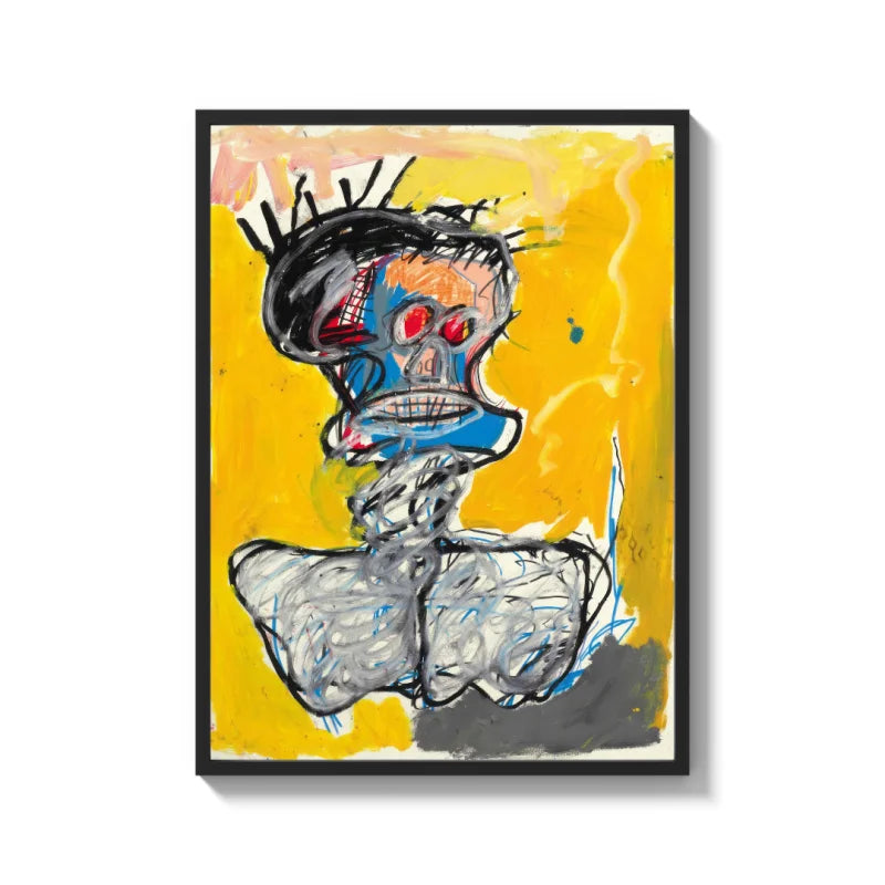 Basquiat Skull Canvas Prints Ready to Hang - Ready to Hang Canvas Prints