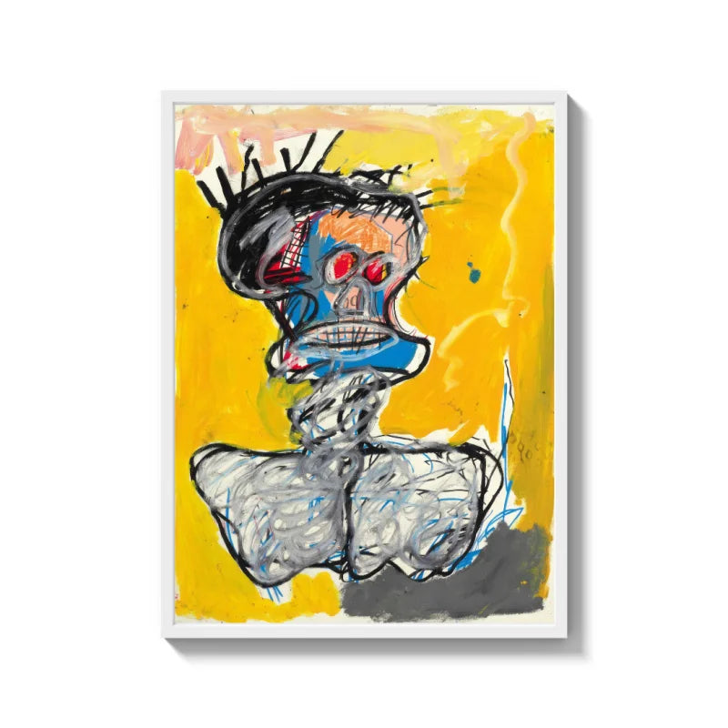 Basquiat Skull Canvas Prints Ready to Hang - Ready to Hang Canvas Prints