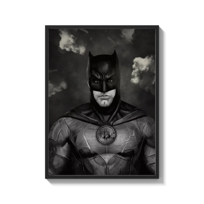 Batman Bitcoin Canvas Prints Wall Art - Ready to Hang Canvas Prints