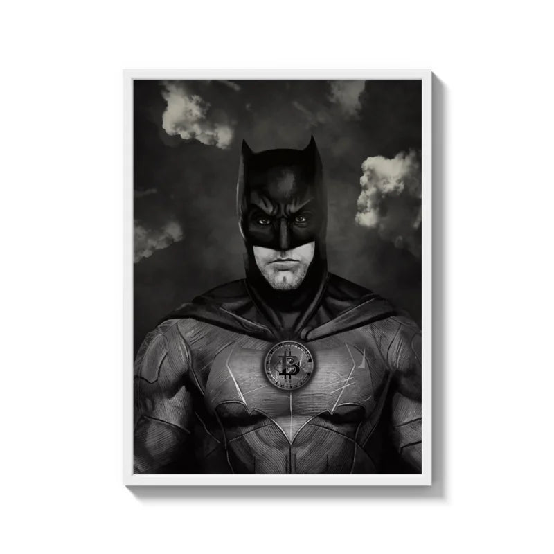 Batman Bitcoin Canvas Prints Wall Art - Ready to Hang Canvas Prints