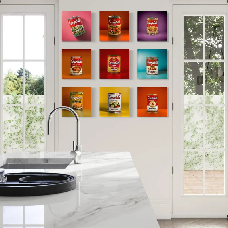Bazzella Soup Pop Art Canvas Prints Canned Culture - Pop Art