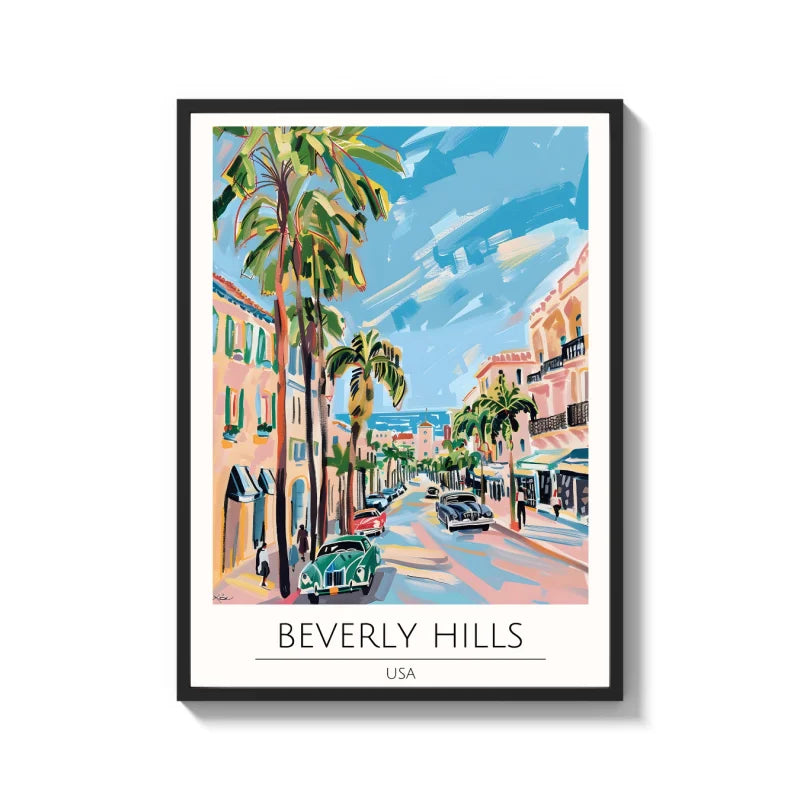 Beverly Hills Canvas Print World Tour Collection - Ready to Hang Canvas Prints