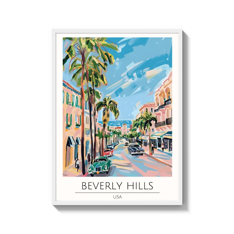 Beverly Hills Canvas Print World Tour Collection - Ready to Hang Canvas Prints