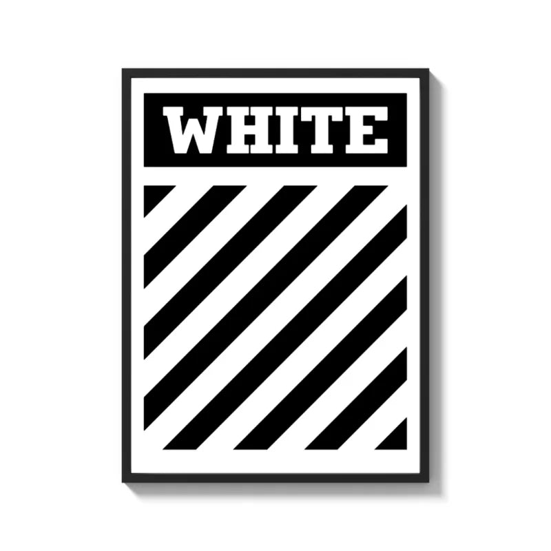 Black and White Stripe Canvas Prints Ready to Hang - Ready to Hang Canvas Prints