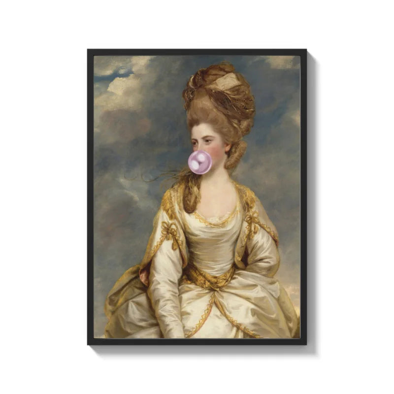 Bubblegum Woman Canvas Prints - Ready to Hang Canvas Prints