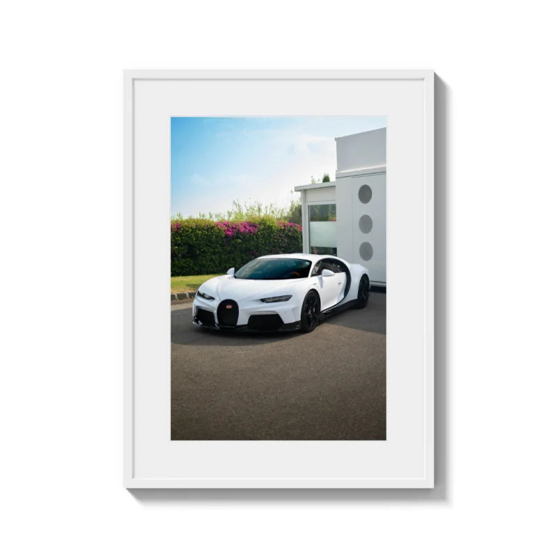 Bugatti Chiron Fine Art Print - Luxury & Lifestyle (Framed Fine Art)