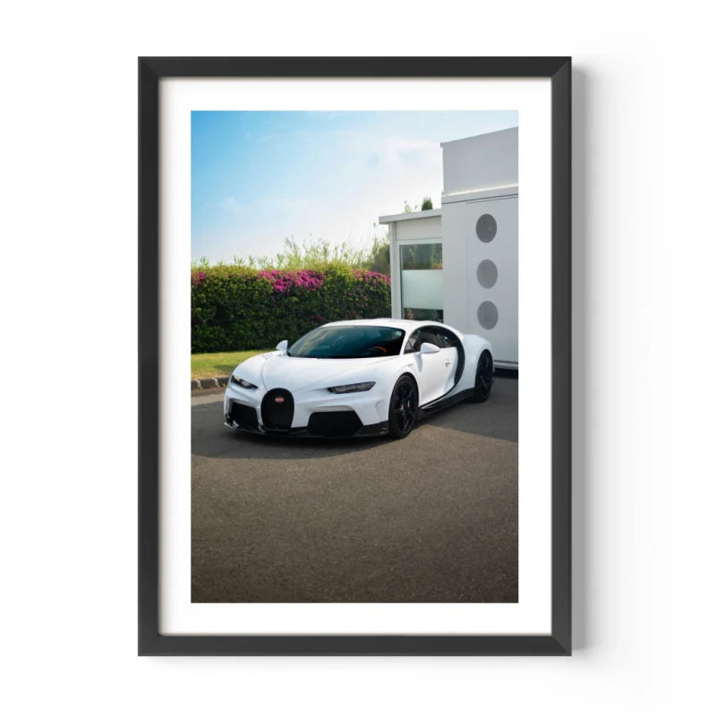 Bugatti Chiron Fine Art Print - Luxury & Lifestyle (Framed Fine Art)