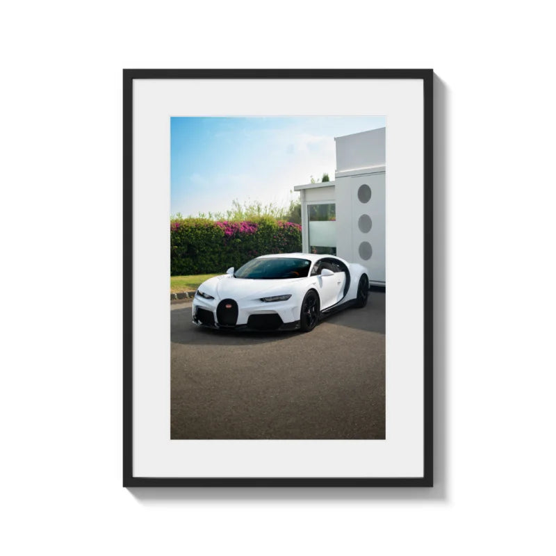 Bugatti Chiron Fine Art Print - Luxury & Lifestyle (Framed Fine Art)