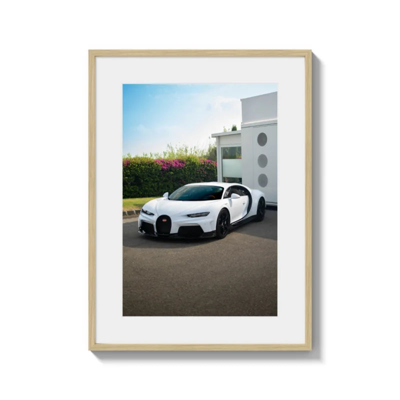 Bugatti Chiron Fine Art Print - Luxury & Lifestyle (Framed Fine Art)