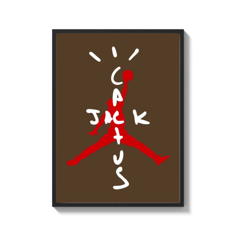 Cactus Jack Canvas Prints Framed Poster - Ready to Hang Canvas Prints