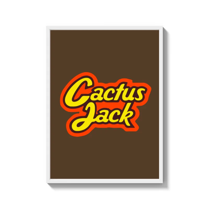 Cactus Jack Canvas Prints Framed Poster - Ready to Hang Canvas Prints