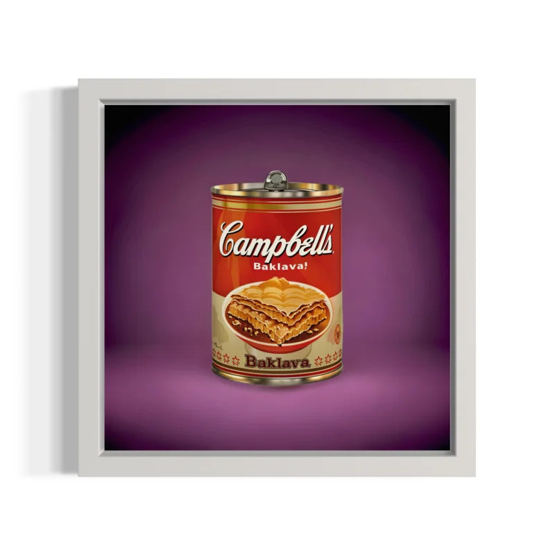 Campbell’s Baklava Soup Canvas Prints Canned Culture Pop Art - Pop Art