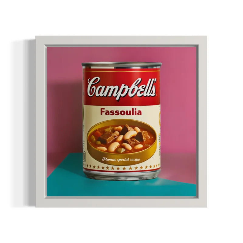 Campbell’s Fassoulia Soup Pop Art Canvas Prints - Pop Art