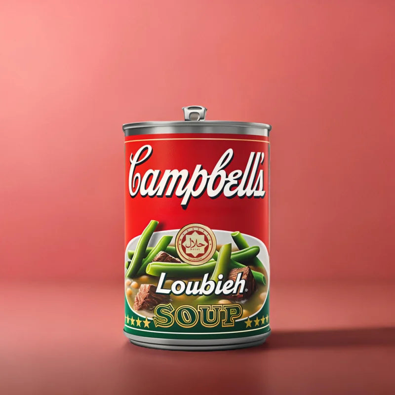 Campbell’s Loubieh Soup Canvas Prints Canned Culture - Pop Art