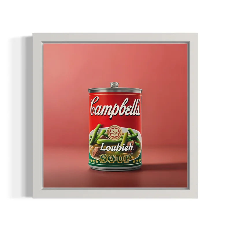 Campbell’s Loubieh Soup Canvas Prints Canned Culture - Pop Art