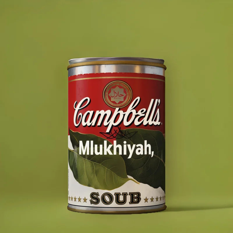 Campbell’s Mulukhiyah Soup Canvas Prints Canned Culture - Pop Art