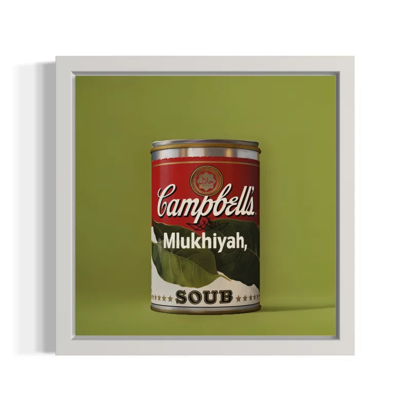 Campbell’s Mulukhiyah Soup Canvas Prints Canned Culture - Pop Art