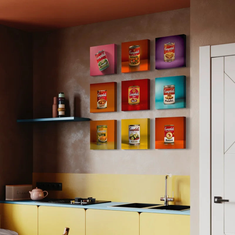 Campbell’s Soup Canvas Prints Canned Culture Pop Art - Pop Art