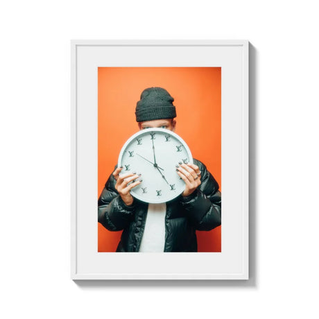 Clock Holder Fine Art Print Framed - Framed Fine Art Prints