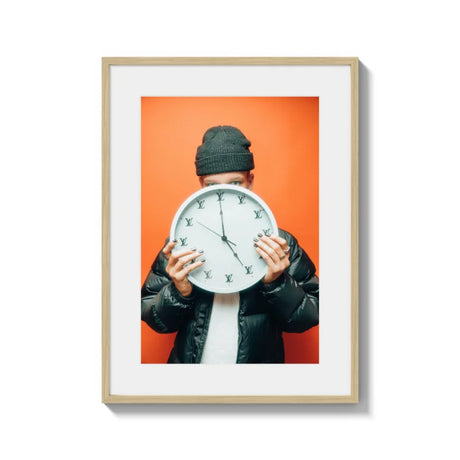 Clock Holder Fine Art Print Framed - Framed Fine Art Prints