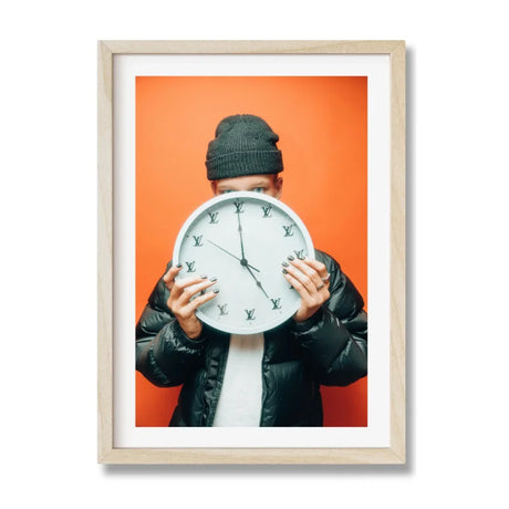 Clock Holder Fine Art Print Framed - Framed Fine Art Prints