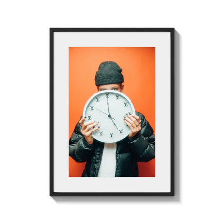 Clock Holder Fine Art Print Framed - Framed Fine Art Prints