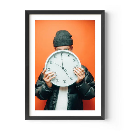 Clock Holder Fine Art Print Framed - Framed Fine Art Prints