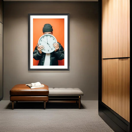 Clock Holder Fine Art Print Framed - Framed Fine Art Prints