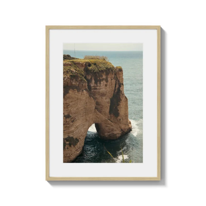 Coastal Rock Fine Art Print Framed - Framed Fine Art Prints