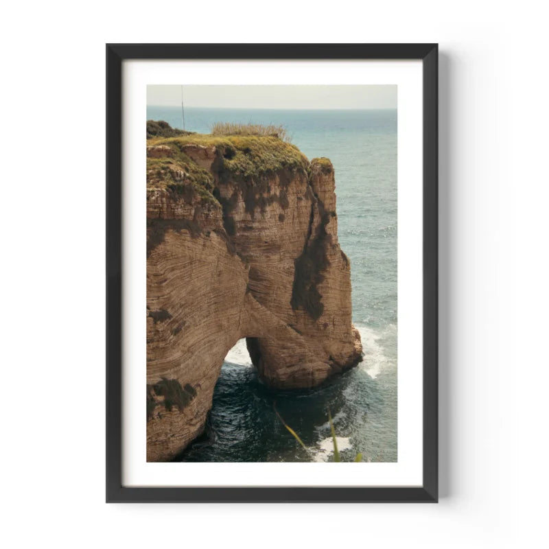 Coastal Rock Fine Art Print Framed - Framed Fine Art Prints