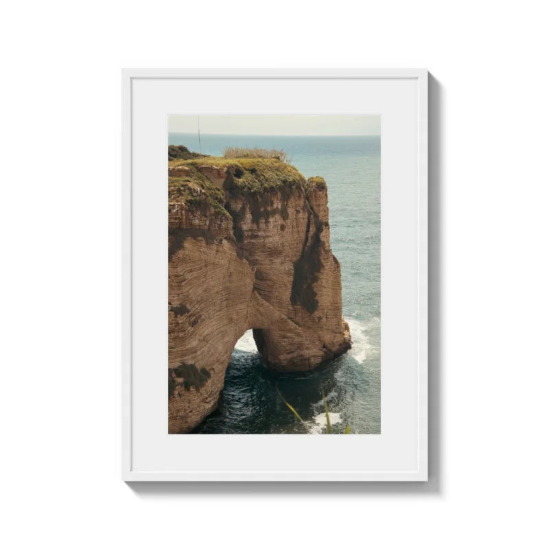 Coastal Rock Fine Art Print Framed - Framed Fine Art Prints