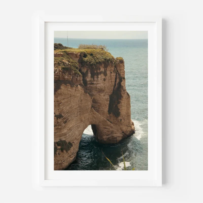 Coastal Rock Fine Art Print Framed - Framed Fine Art Prints