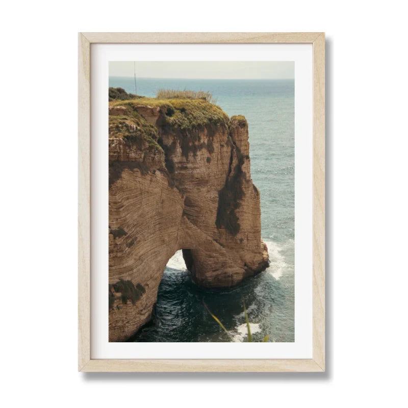 Coastal Rock Fine Art Print Framed - Framed Fine Art Prints