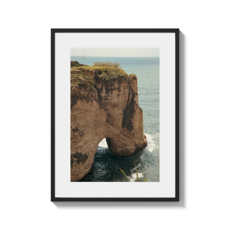 Coastal Rock Fine Art Print Framed - Framed Fine Art Prints