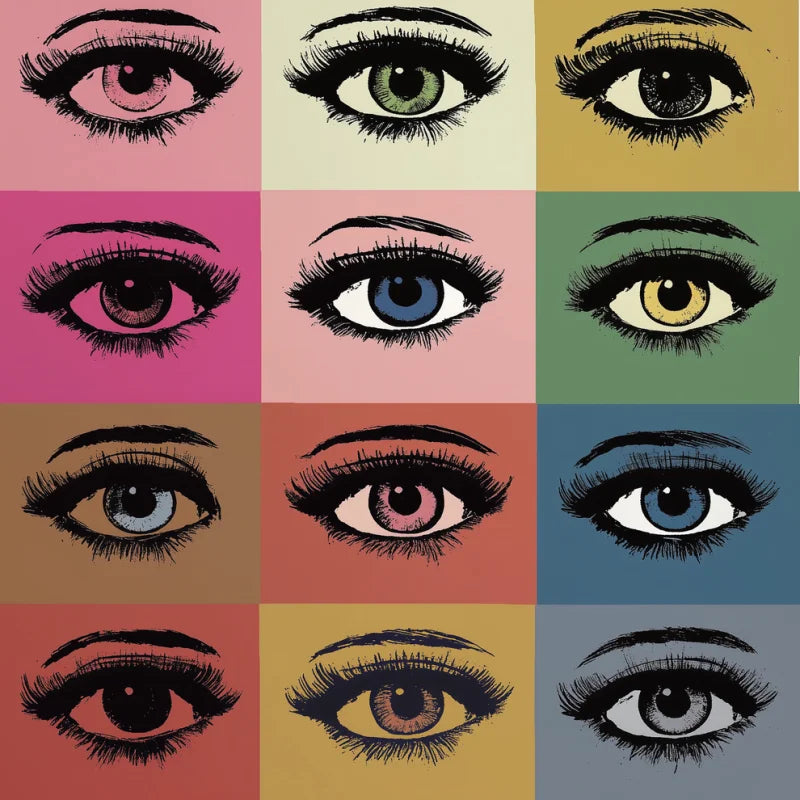 Colorful Eye Pop Art Canvas Prints - Pop Art