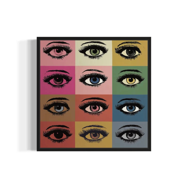 Colorful Eye Pop Art Canvas Prints - Pop Art
