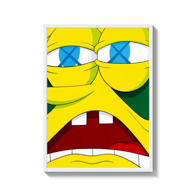 Crossed Eyes Cartoon Canvas Prints - Ready to Hang Canvas Prints