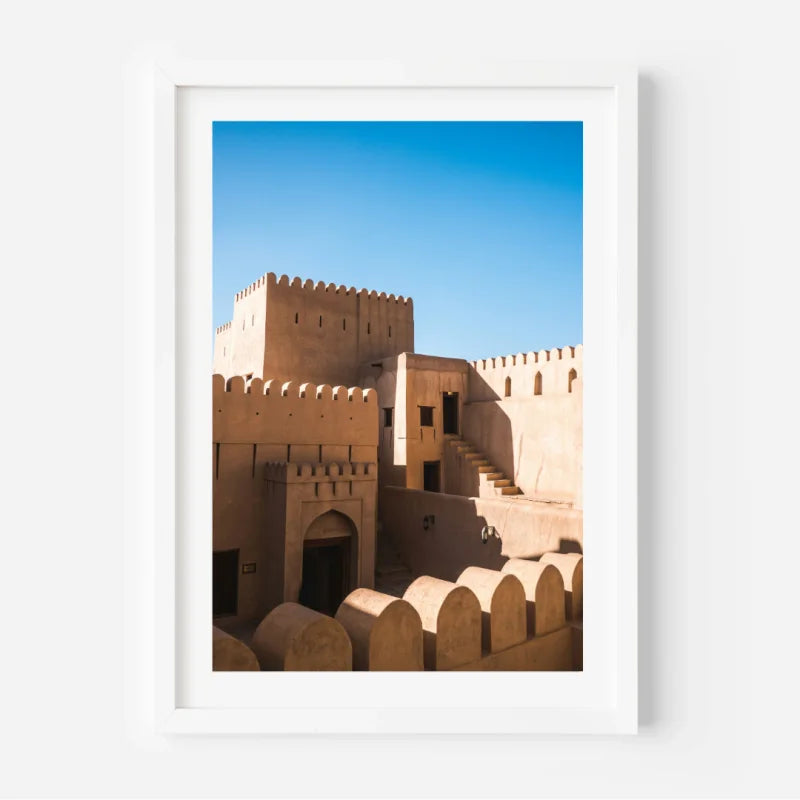 Desert Fortress Fine Art Print Framed - Framed Fine Art Prints