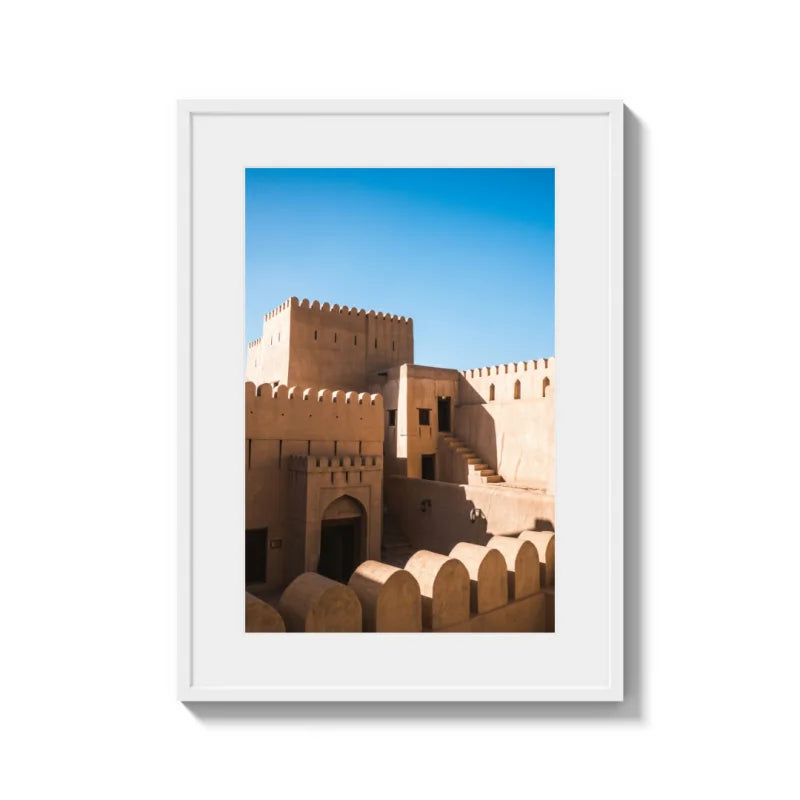 Desert Fortress Fine Art Print Framed - Framed Fine Art Prints